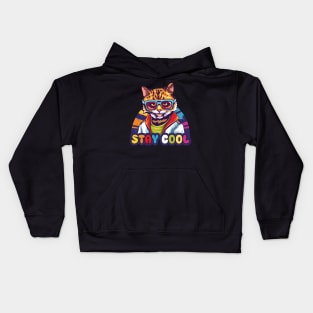 Stay cool cat Kids Hoodie